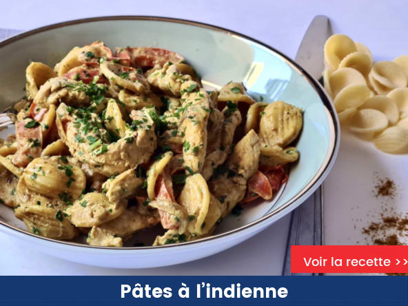 Pâtes à l’indienne